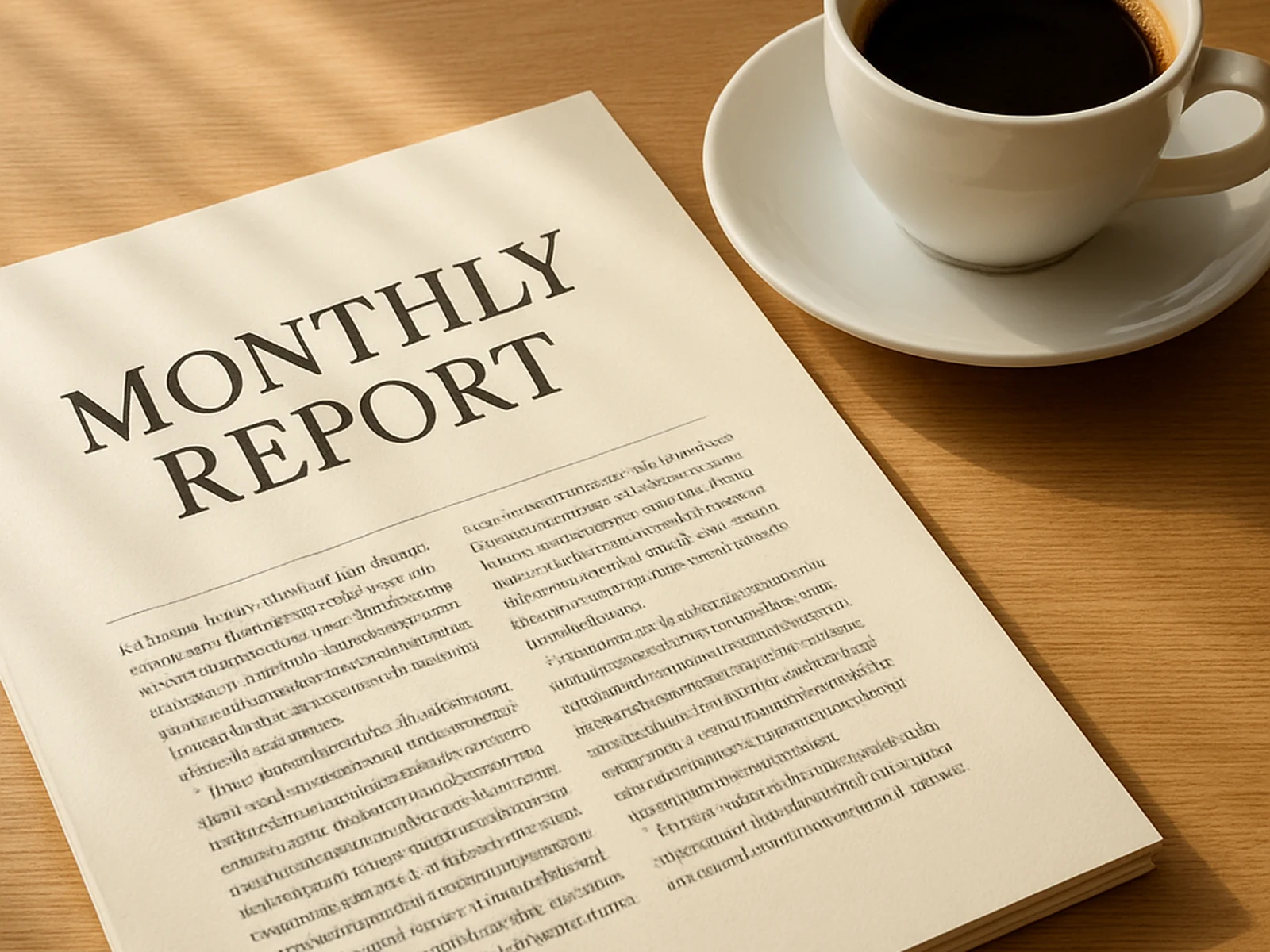 Commercial reporting